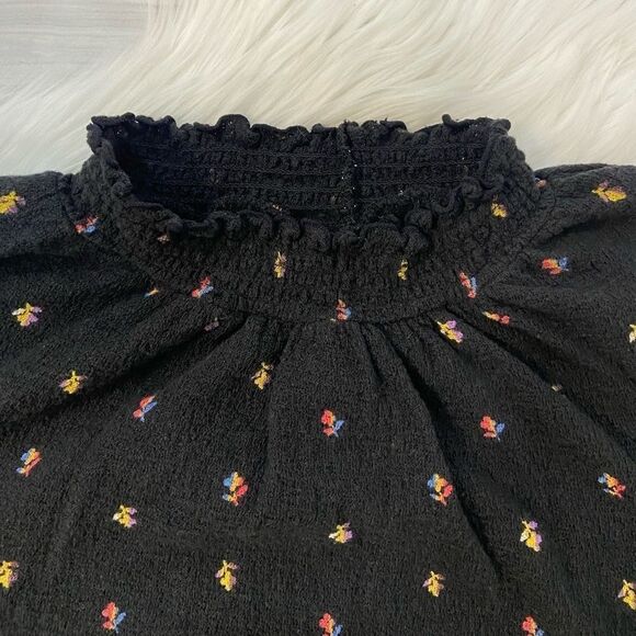 Madewell Texture & Thread Long Sleeve Floral Top - Picture 3 of 7